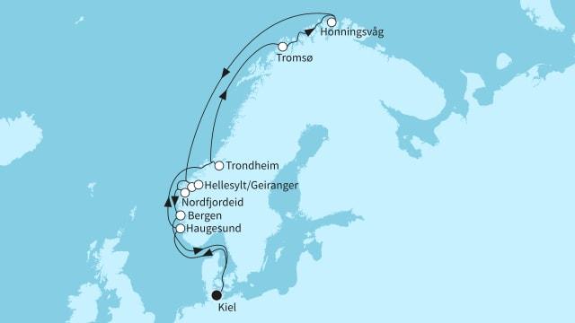 Weiße Nächte in Norwegens Fjordwelten