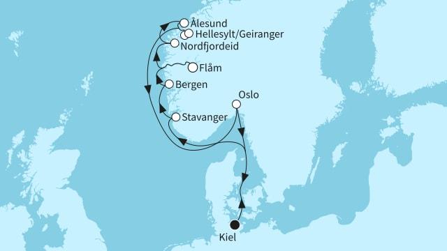 Natur pur in Norwegens Fjorden