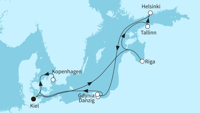 Zeitlose Ostsee, hyggeliges Kopenhagen