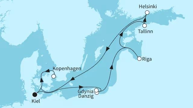 Zeitlose Ostsee, hyggeliges Kopenhagen