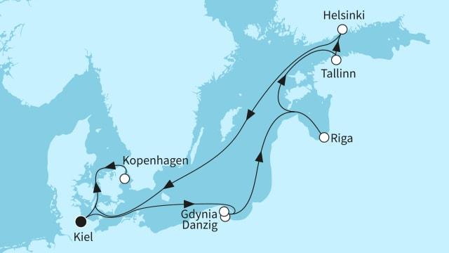 Zeitlose Ostsee, hyggeliges Kopenhagen