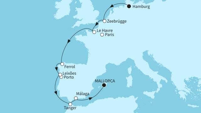 Europas Westküste