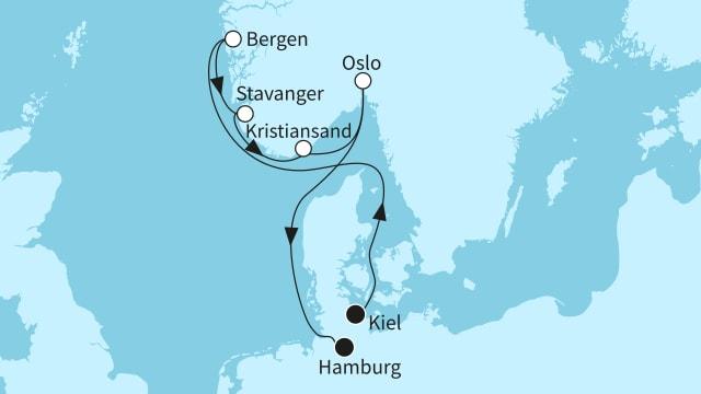 Vielfalt Norwegens