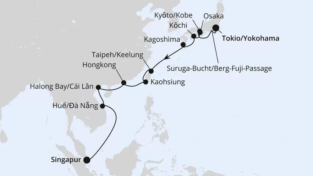 Japan, Taiwan, Vietnam & Hongkong 1