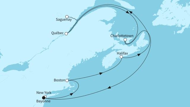 Ostküste der USA und Kanada