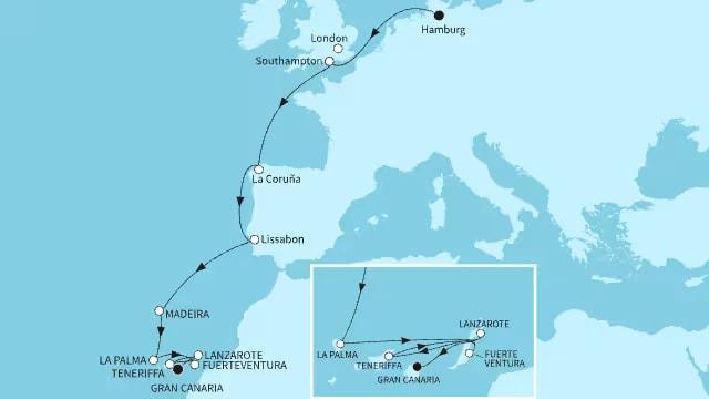 Perlen des Atlantiks