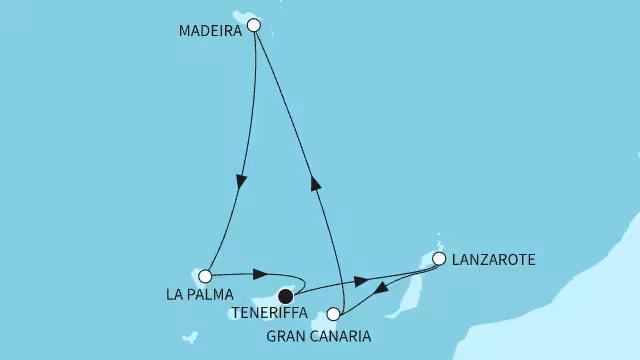 Kanaren mit Madeira