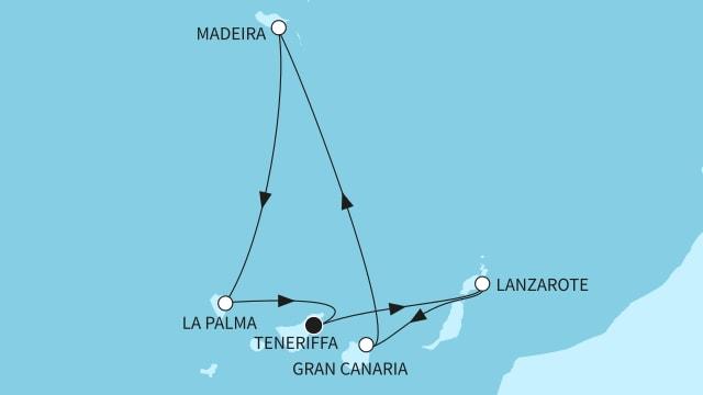 Kanaren mit Madeira
