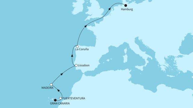 Kanaren, Madeira & Europas Westküste