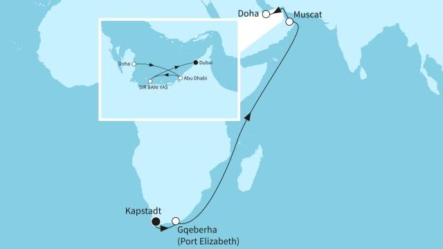 Wildes Südafrika und Orient