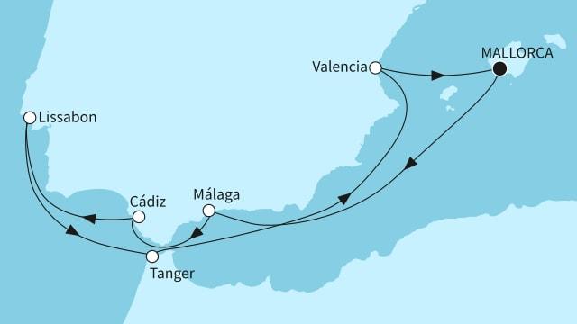 Iberiens Metropolen und der Zauber Marokkos
