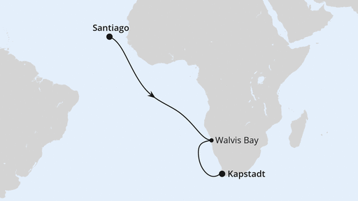 Von den Kapverden über Namibia nach Kapstadt