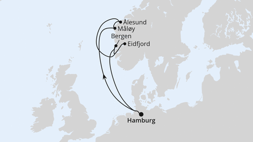 Norwegen ab Hamburg