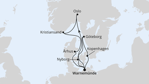 Schweden & Dänemark ab Warnemünde