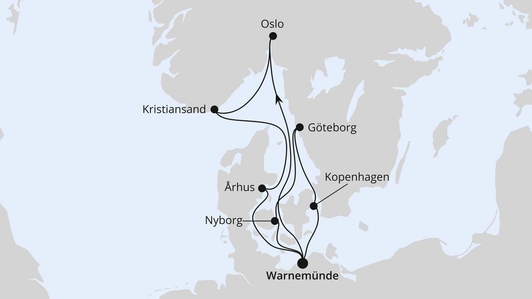 Schweden & Dänemark ab Warnemünde