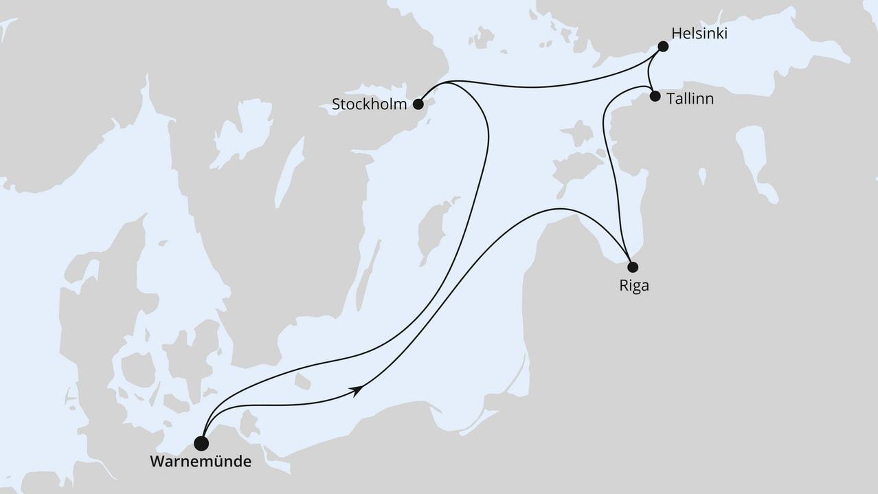 Ostsee ab Warnemünde 1
