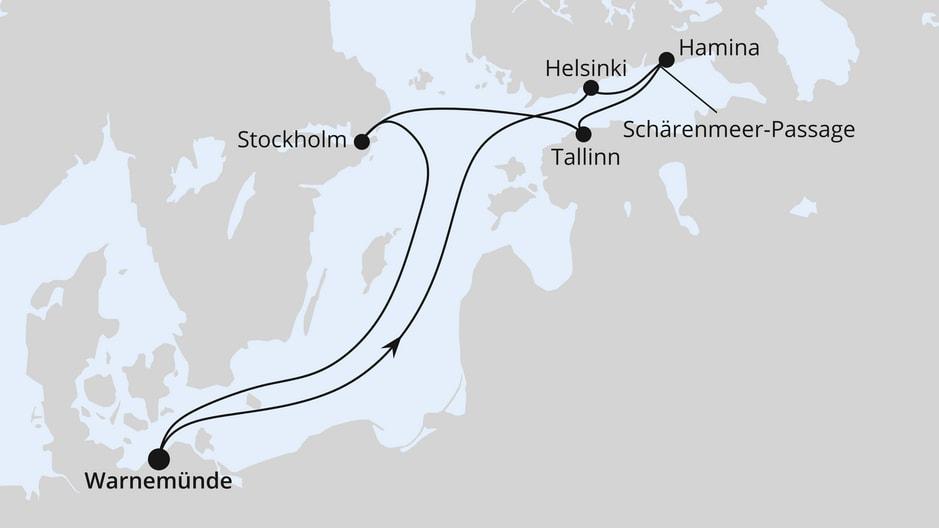 Ostsee ab Warnemünde 1