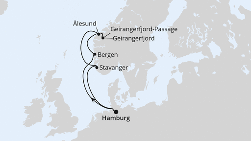 Norwegens Welterbe ab Hamburg