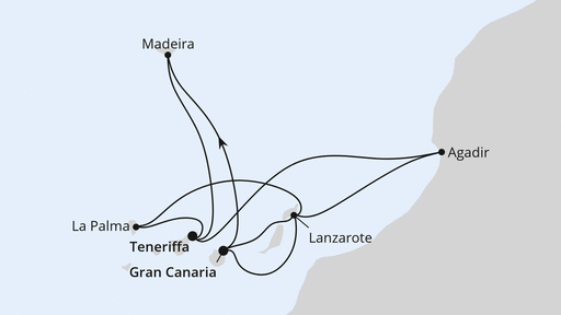 Kanaren, Madeira & Marokko
