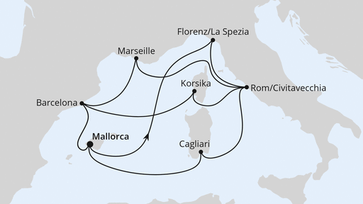 Große Mittelmeer-Reise ab Mallorca 1