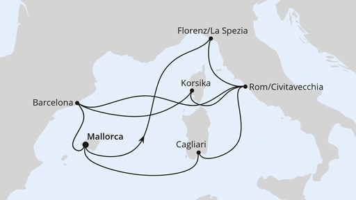Große Mittelmeer-Reise ab Mallorca 1