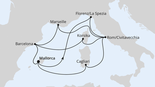 Große Mittelmeer-Reise ab Mallorca 1