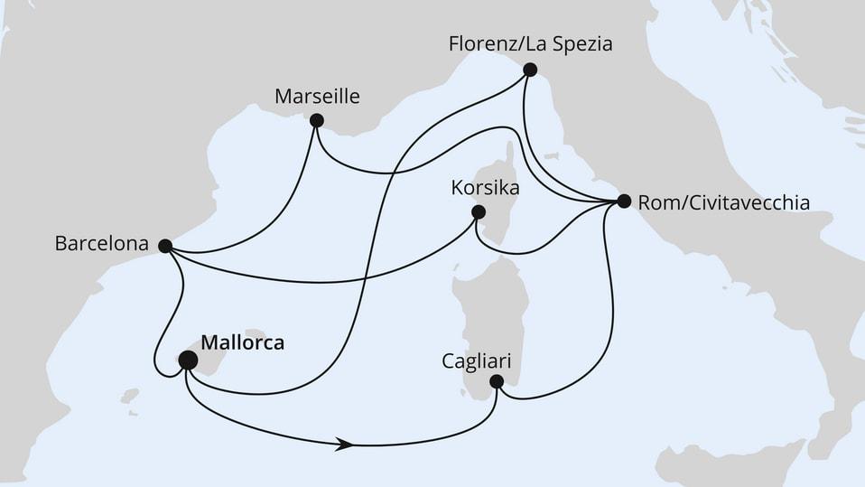 Große Mittelmeer-Reise ab Mallorca 1