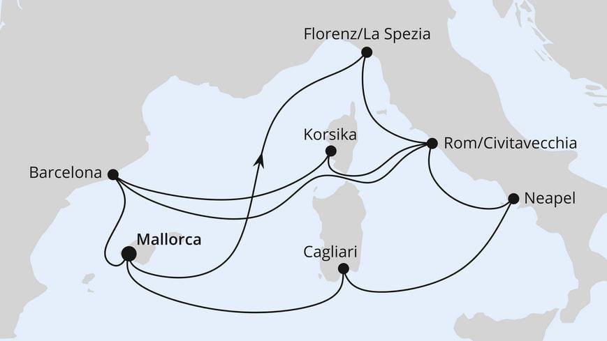Große Mittelmeer-Reise ab Mallorca 1