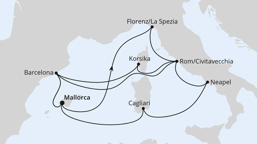 Große Mittelmeer-Reise ab Mallorca 1