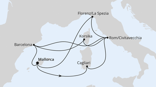 Große Mittelmeer-Reise ab Mallorca 1