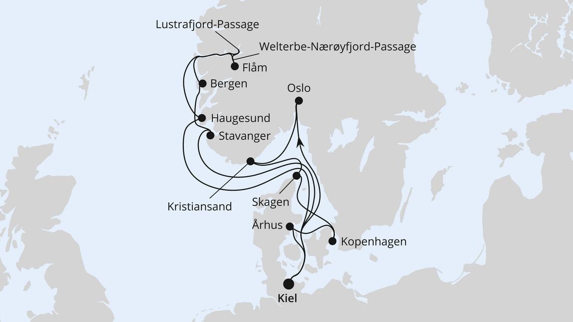 Große Skandinavien-Reise ab Kiel 2