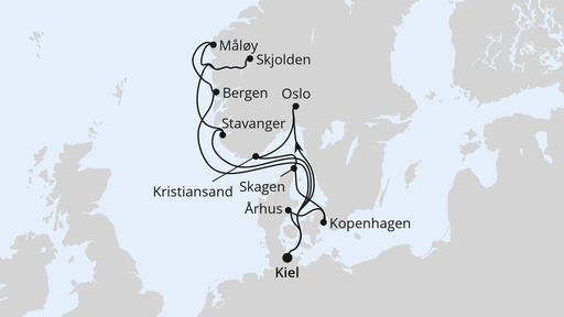 Große Skandinavien-Reise ab Kiel 2