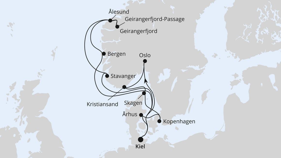 Große Skandinavien-Reise ab Kiel 2