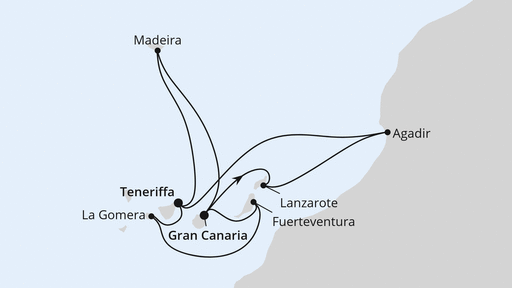 Kanaren, Madeira & Marokko