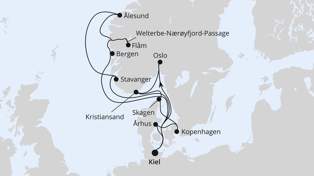 Große Skandinavien-Reise ab Kiel 2