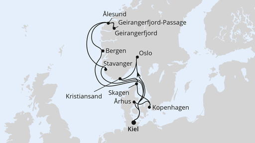 Große Skandinavien-Reise ab Kiel 2