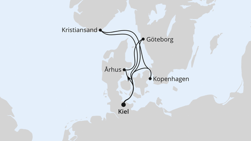 Skandinavien ab Kiel