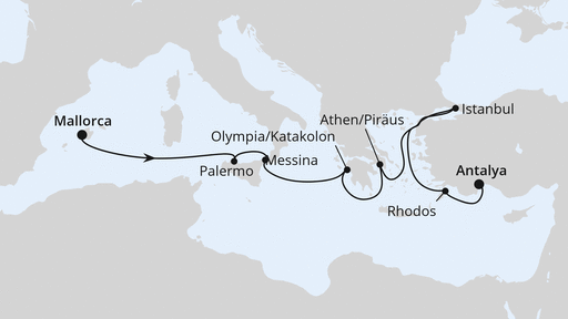 Italien & Griechenland mit Istanbul
