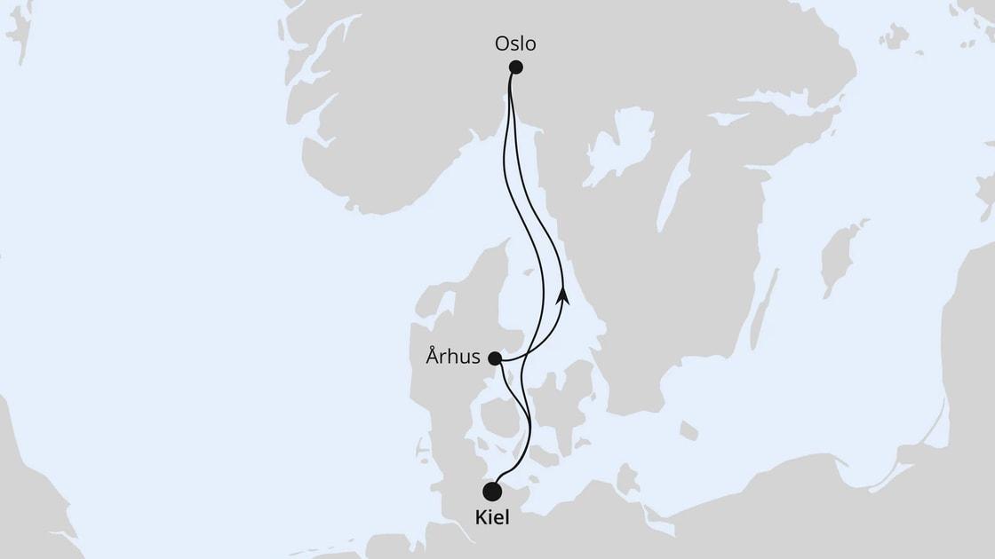 Kurzreise Norwegen & Dänemark ab Kiel 1