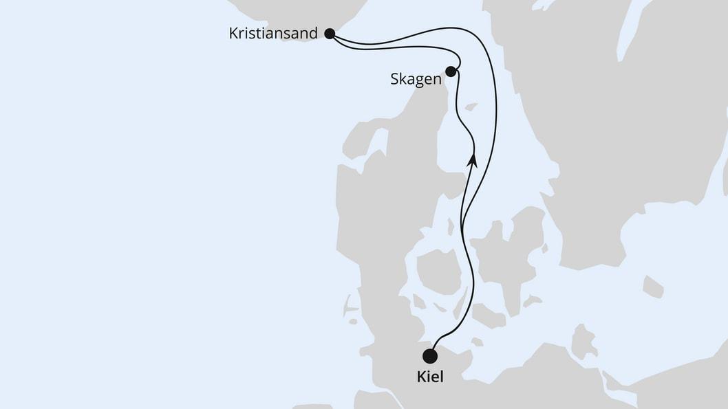 Kurzreise Norwegen & Dänemark ab Kiel 1