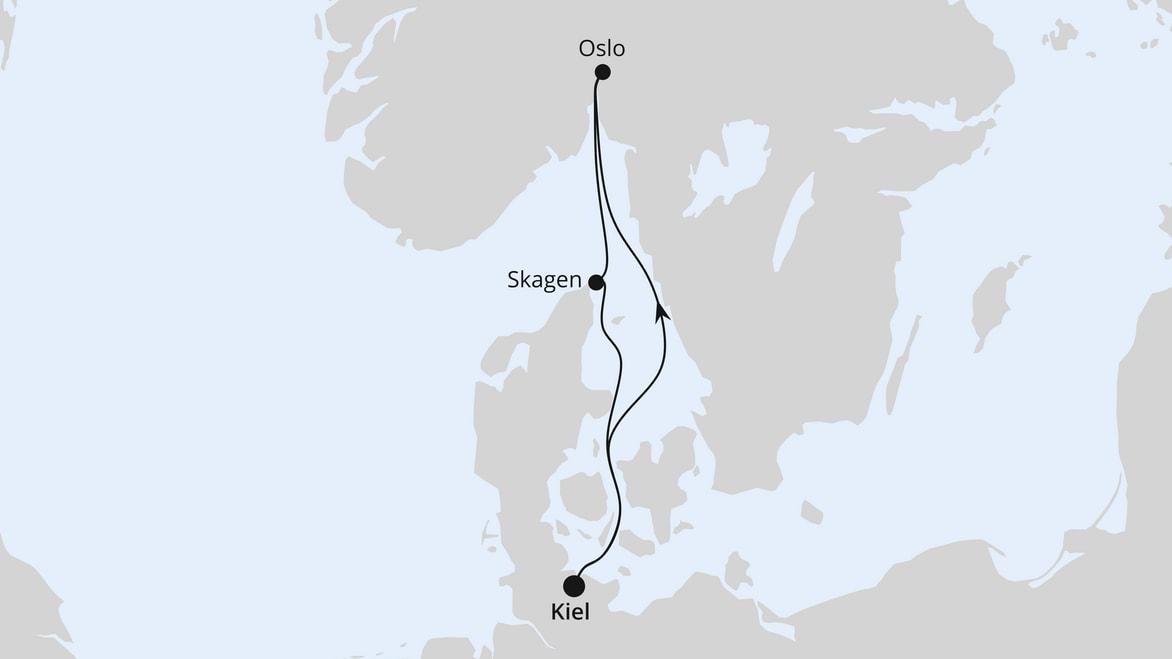 Kurzreise Norwegen & Dänemark ab Kiel 1