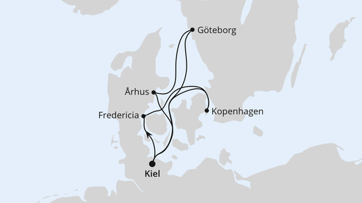 Dänemark ab Kiel