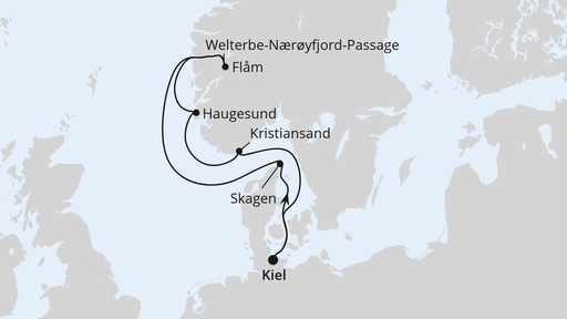 Norwegens Welterbe ab Kiel 2