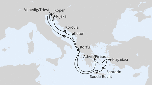 Adria & Griechenland ab Korfu 1