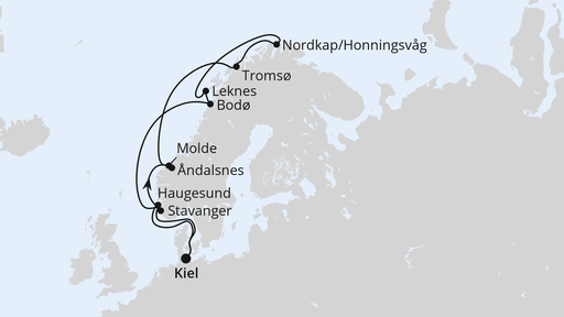 Norwegen mit Lofoten & Nordkap ab Kiel