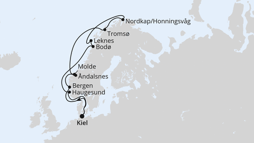 Norwegen mit Lofoten & Nordkap ab Kiel
