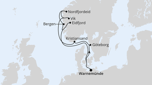 Norwegens Fjorde ab Warnemünde 2