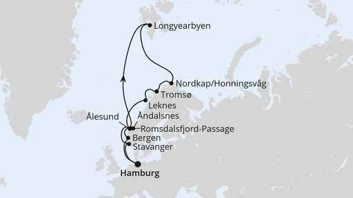 Norwegen mit Spitzbergen & Lofoten ab Hamburg