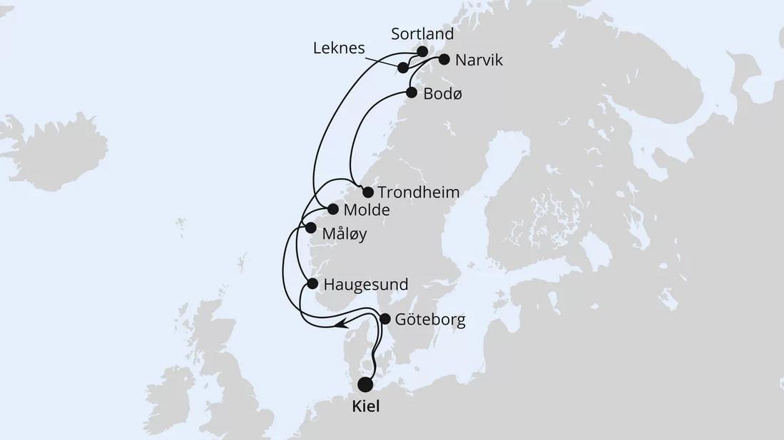 Norwegen mit Lofoten & Vesterålen ab Kiel