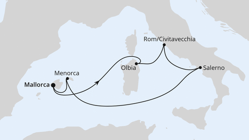Italien & Balearen ab Mallorca